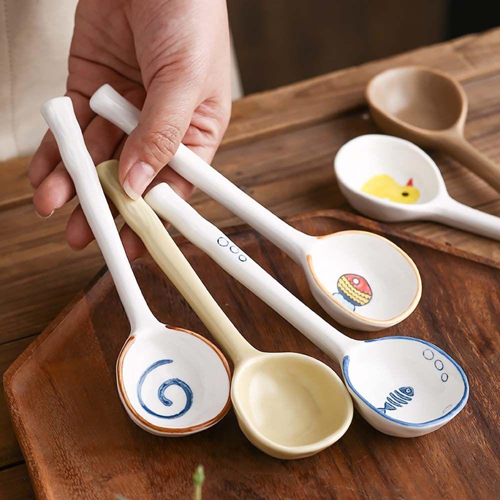 Muỗng Ăn Kem Cán Dài Phong Cách Nhật Bản