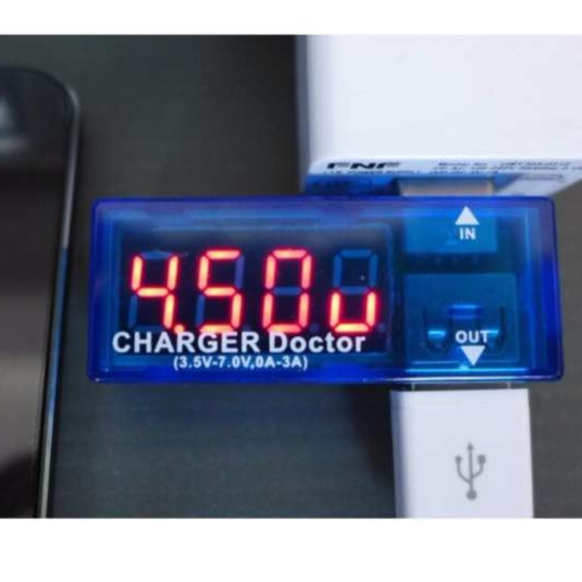 Sản Phẩm USB Đo Dòng - Đo Áp V1 3.5V-7V 3A