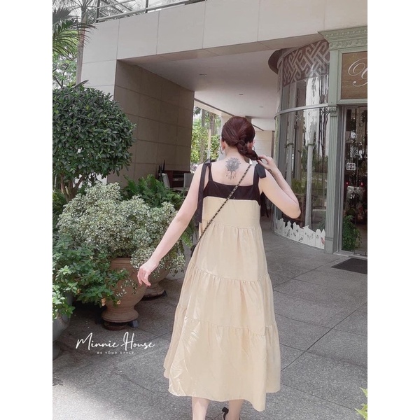 VÁY BE DÂY NƠ BABYDOLL