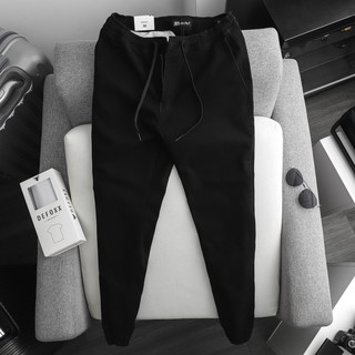 Quần jogger nam, quần jogger kaki nam ZR lưng thun màu đen 2001 Foxxmen
