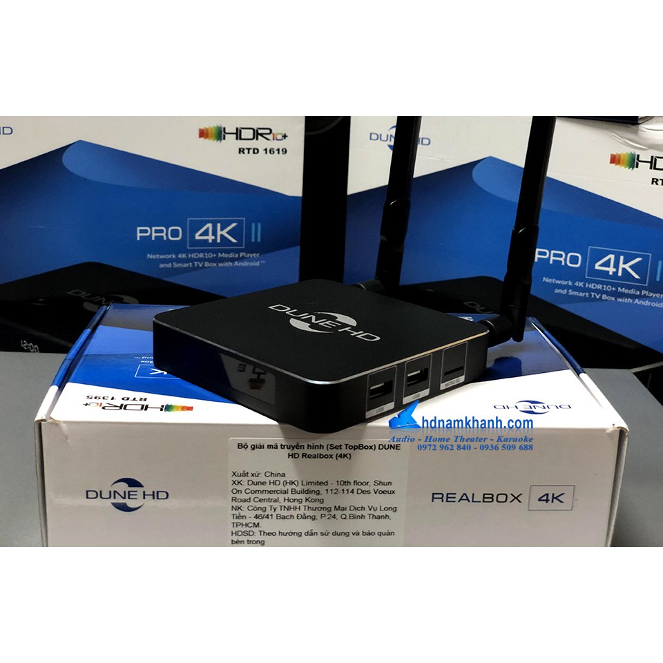 Đầu 4K Dune HD Real Box 4K