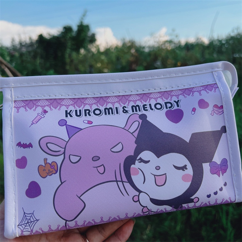 Túi Đựng Bút Chì In Hình Kuromi Dễ Thương