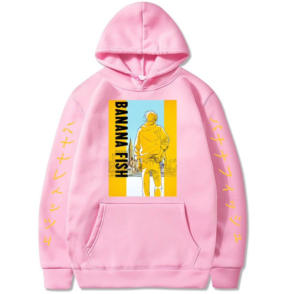 Áo hoodie in họa tiết hoạt hình Banana Fish 2 cá tính trẻ trung | BigBuy360 - bigbuy360.vn