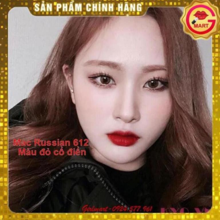 Son Mac chính hãng Ruby Woo, Chili, Marrakesh màu cam cháy đỏ gạch cam đất chuẩn Auth date tới 2023 | BigBuy360 - bigbuy360.vn