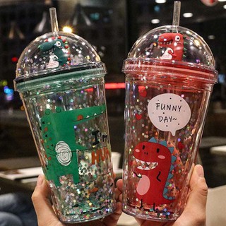 CỐC UỐNG NƯỚC KHỦNG LONG SIÊU SIÊU CUTE