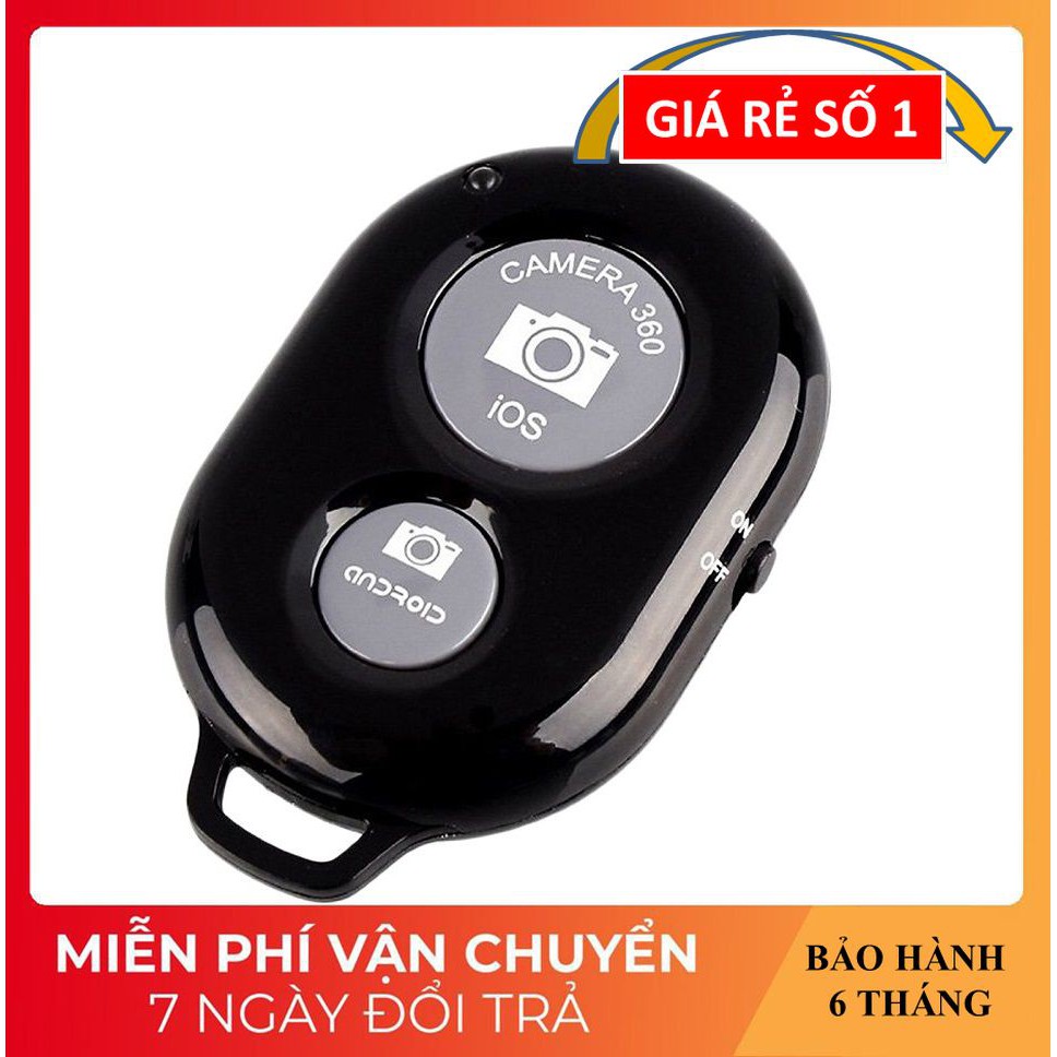 Remote chụp ảnh ⚡Bảo hành 6 Tháng⚡ Điều khiển chụp ảnh bluetooth từ xa tiện lợi cho việc quay phim, chụp ảnh selfie