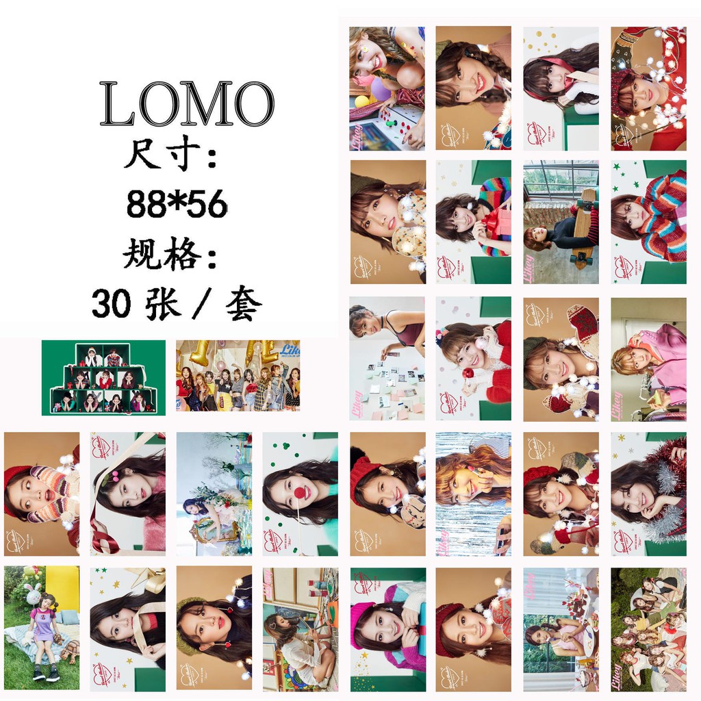 [MUA1 TẶNG1] 20 mẫu lomo card 30 ảnh Twice siêu nét 1080 HD