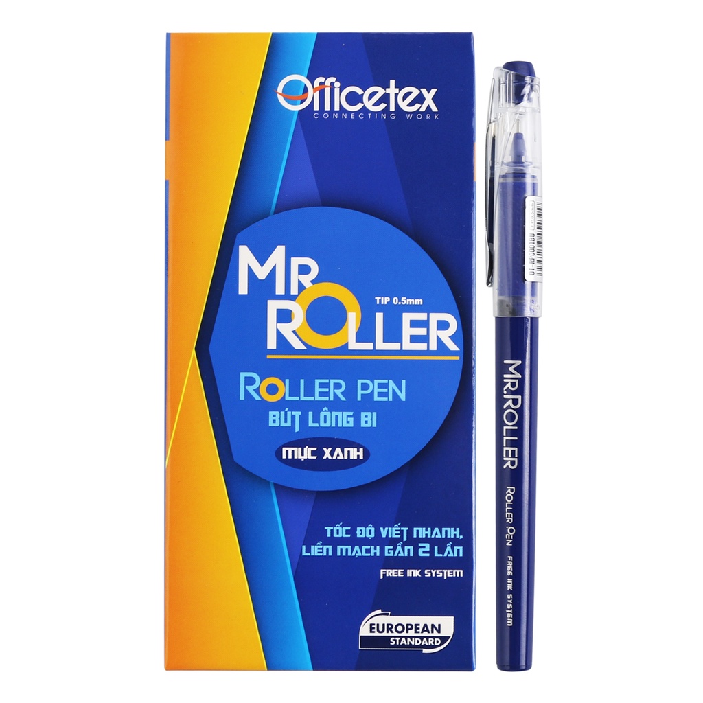 Bút Lông Bi Mực Xanh Officetex OT-RP0001BU - 8935276454399