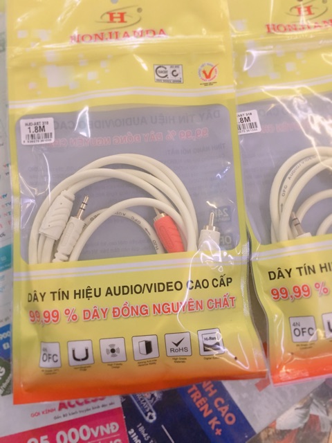 Dây Tín Hiệu AUDIO/VIDEO Cao Cấp 1M,3m,5m,10m .Hàng Chất lượng