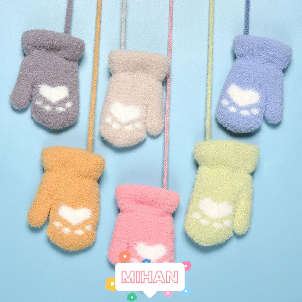 Găng Tay Lông Nhung Hình Móng Mèo Mềm Mại Cho Bé MIHAN1