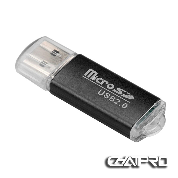 Đầu đọc thẻ nhớ vỏ nhôm cho thẻ Micro SD/Micro SDHC | BigBuy360 - bigbuy360.vn