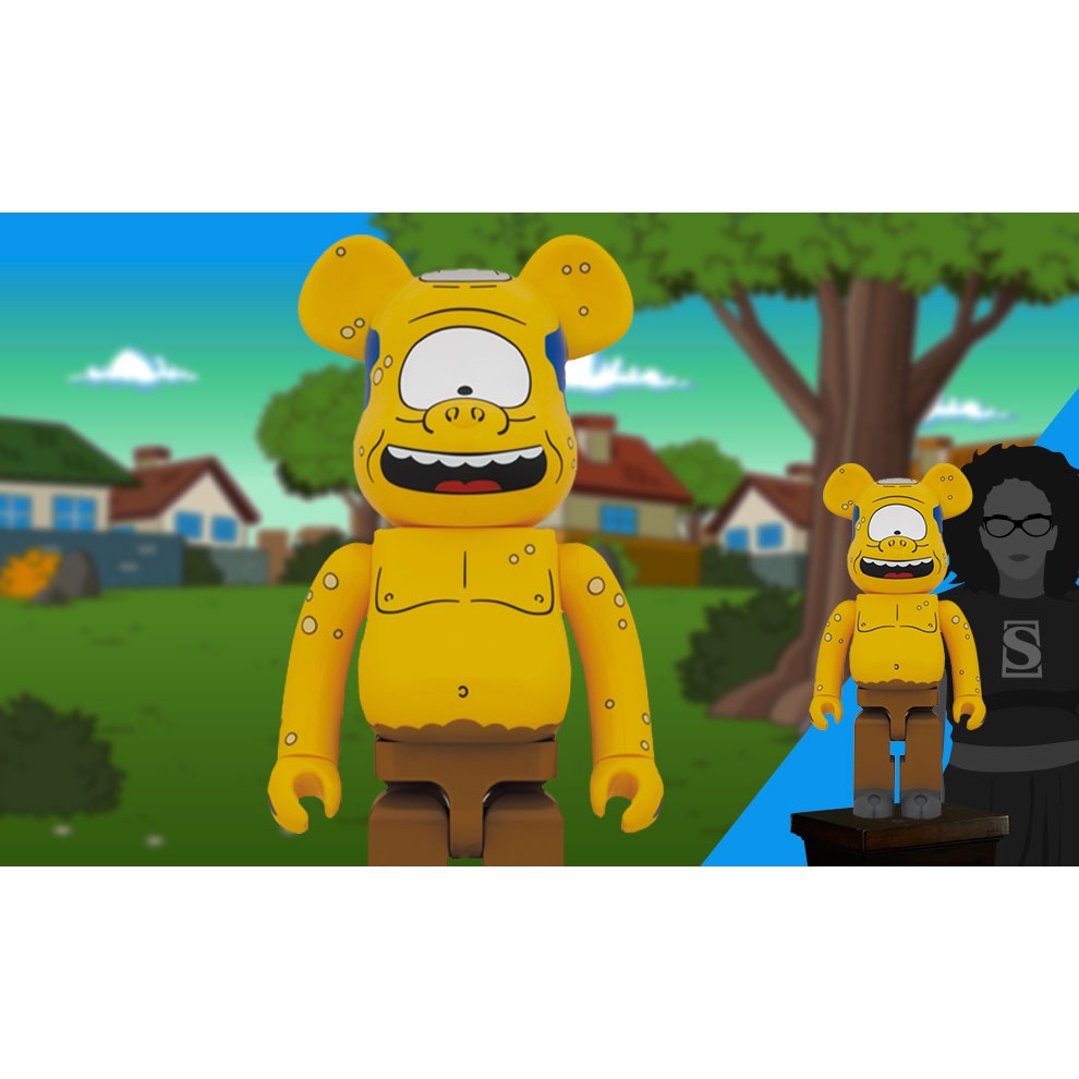 Mô Hình trưng bày decor Bearbrick Simpsons Cyclops