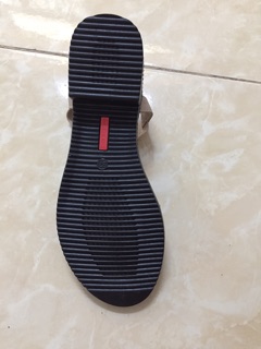 Sandal da lỳ quai ngang