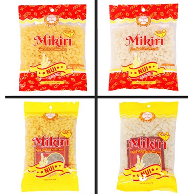 Nui Ống Mikiri Cao Cấp Nui Ngắn , Nui Ống Dài 400gr/túi - 4 Loại Nui Vàng Trắng Nông Sản Quê SallyFood