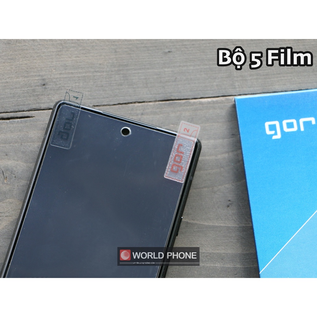 Bộ 5 dán màn hình GOR Film GG Google Pixel 6, Chống xước, trong suốt, mỏng 0.15mm cảm ứng mượt mà