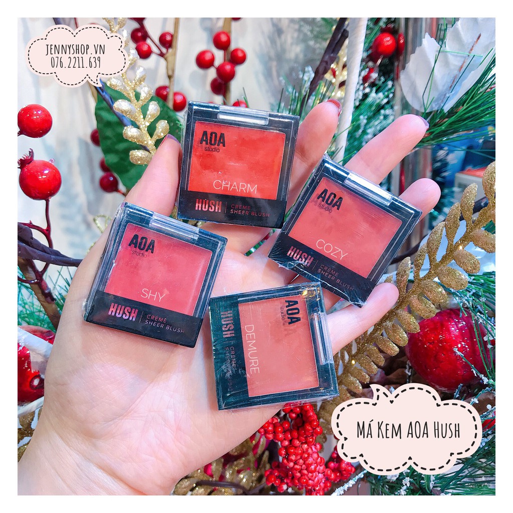 Phấn Má Kem Aoa Studio Hush Cream Blush