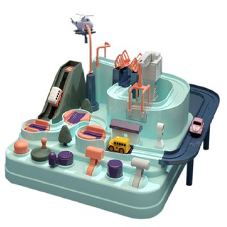 Zippy Bộ đồ chơi phiêu lưu đường đua ô tô phát triển tư duy  logic co bé