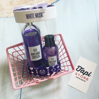 Set xịt thơm The Body Shop White Musk Mist & Shower Duo