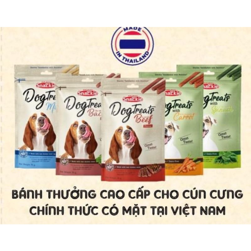 Ăn vặt cho chó Snackie Dogtreats Thái Lan