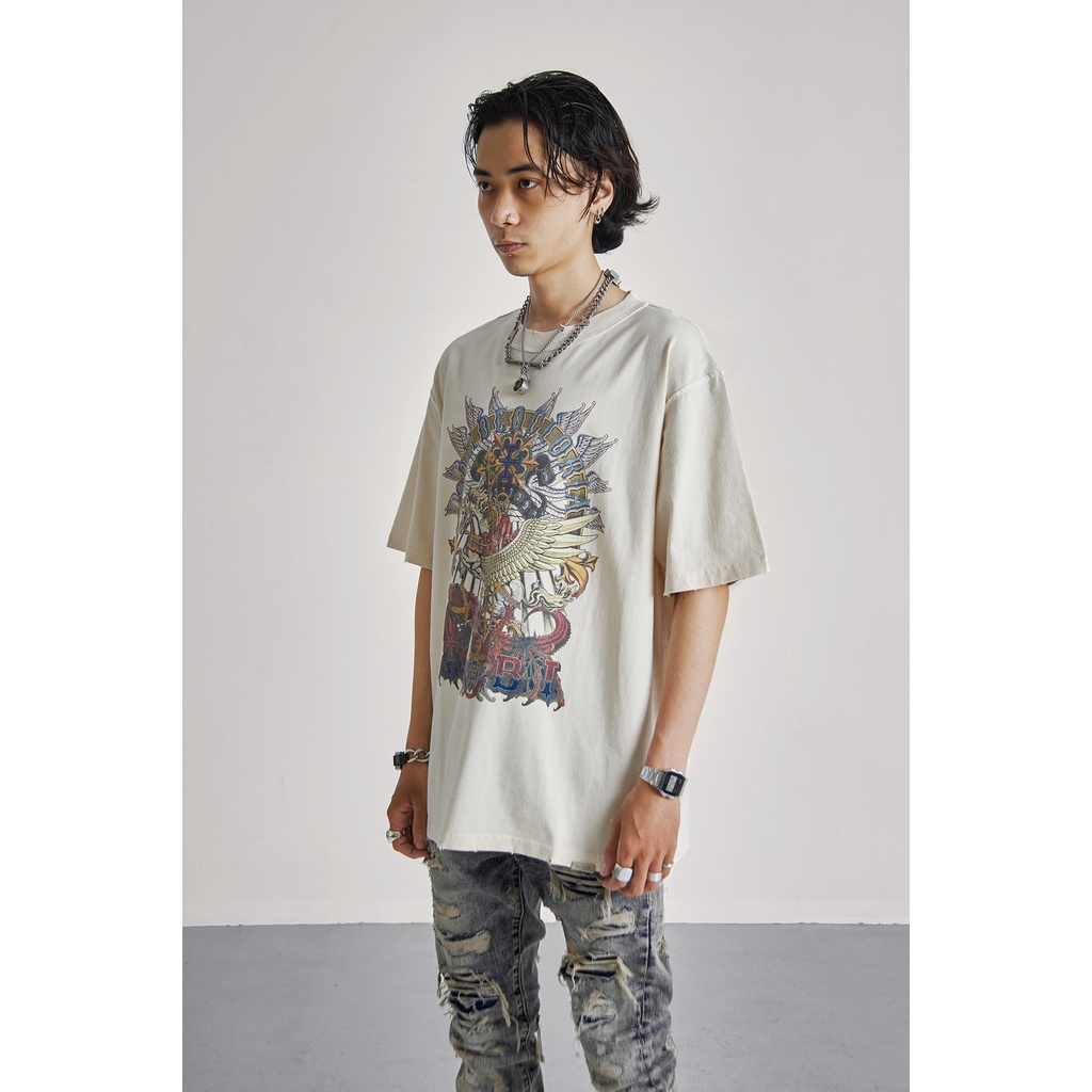 Áo thun tay lỡ SDG TOBI vải Cotton