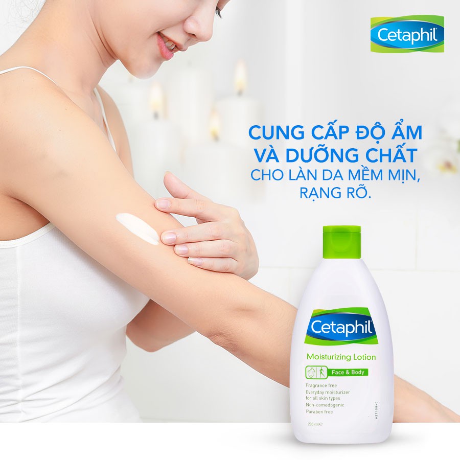 Sữa Dưỡng Ẩm Cho Da Mặt Và Toàn Thân Cetaphil Moisturizing Lotion Body &amp; Face 200ml