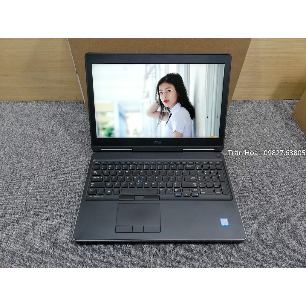 Laptop Dell Precision 7510 - Core i7 6820HQ, Ram 32GB, ổ SSD M2 256GB + HDD 1TB, VGA Nvidia Quadro M2000M chuyên đồ họa