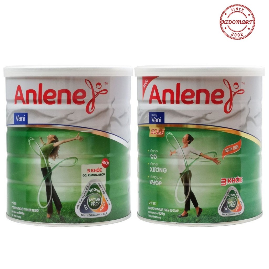 Sữa Bột Anlene Hương Vani 800gr