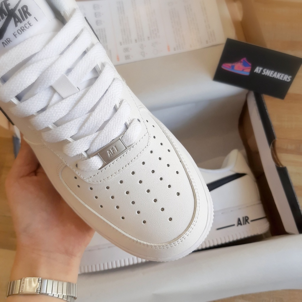 Giày Sneakers AF1 black swoosh