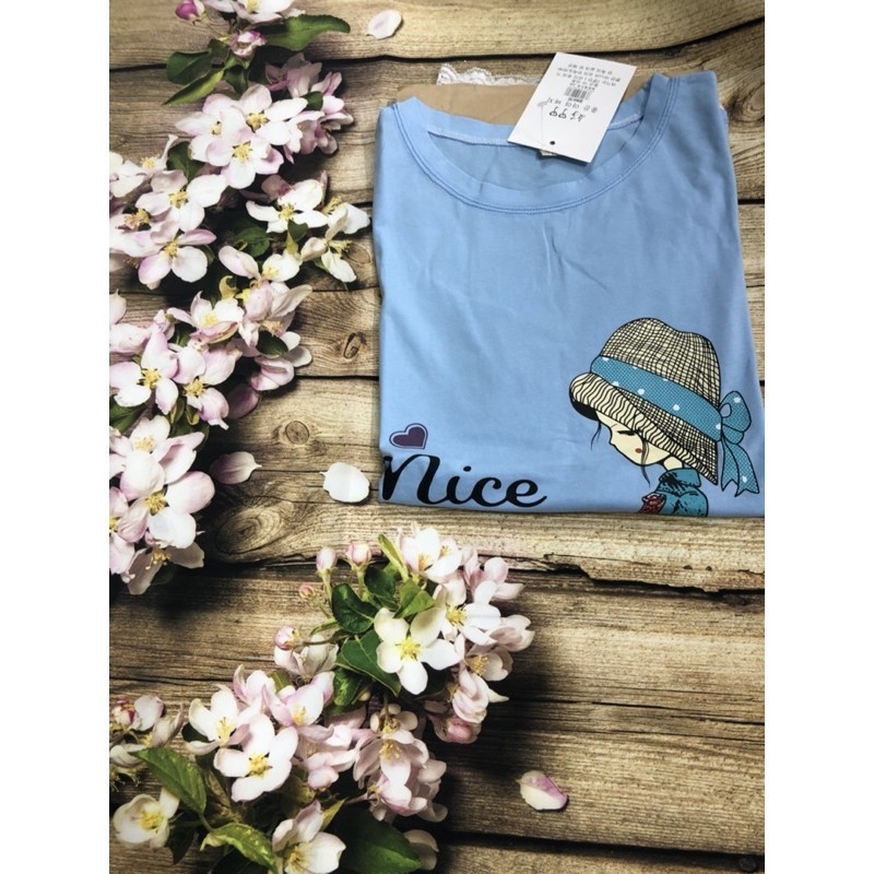 Áo bầu CỘC TAY CHẤT COTTON PHỐI REN sang chảnh tạo điểm nhấn thời trang A21