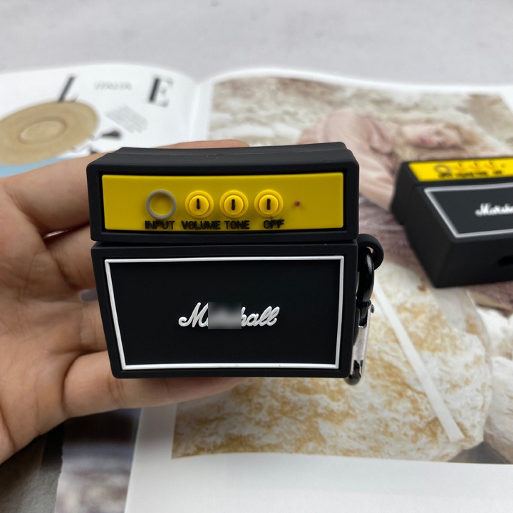 Case Airpods 1/2/3/Pro hình loa Marshall - Vỏ ốp bảo vệ hộp tai nghe Airpods 1/2/3/Pro - Mã TZAP380