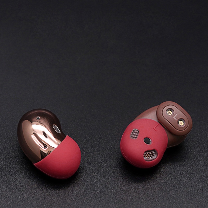 1 Cặp Vỏ Bảo Vệ Hộp Sạc Tai Nghe Bằng Silicon Cho Buds Live Earphon