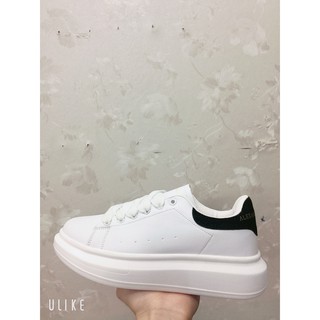 Có sẵn giày MCQUEEN gót đen dây to ( ảnh thật tự chụp )