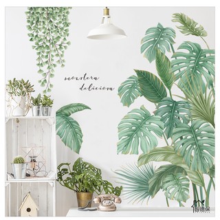 Decal Dán Tường Hình Lá Cây( Mẫu Mới)