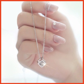 Dây chuyền nữ bạc 925 Ý nữ phong cách Hàn Quốc
