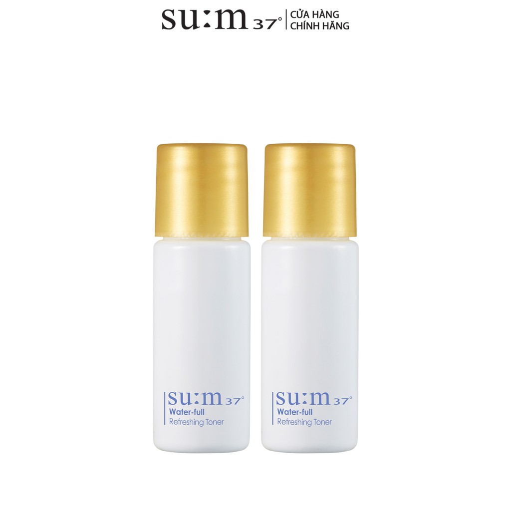 [Deal Trải Nghiệm] Combo 2 chai nước cân bằng cấp nước Su:m37 Water-full Refreshing Toner Gimmick