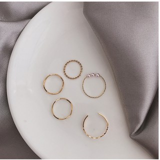 Set Nhẫn Thiết Kế Thời Trang Dành Cho Nữ