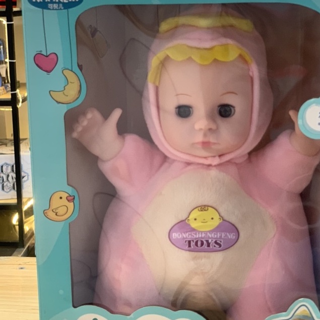 Búp bê em bé sơ sinh có cử động mắt và âm thanh