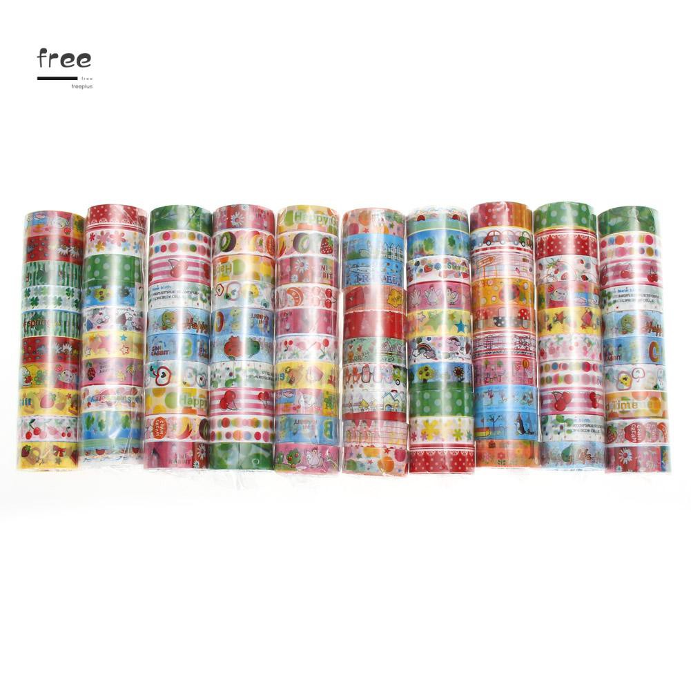 Bộ 10 Cuộn Băng Keo Dán Kích Thước 1.5cmx2.5m