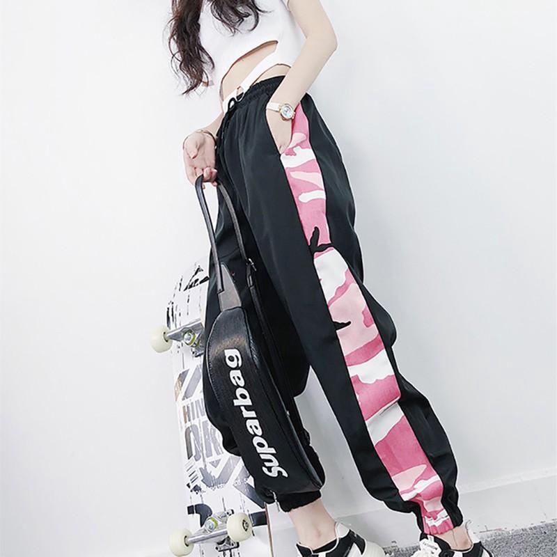 Quần dài ống rộng in họa tiết phong cách năng động trẻ trung cho nữ | BigBuy360 - bigbuy360.vn