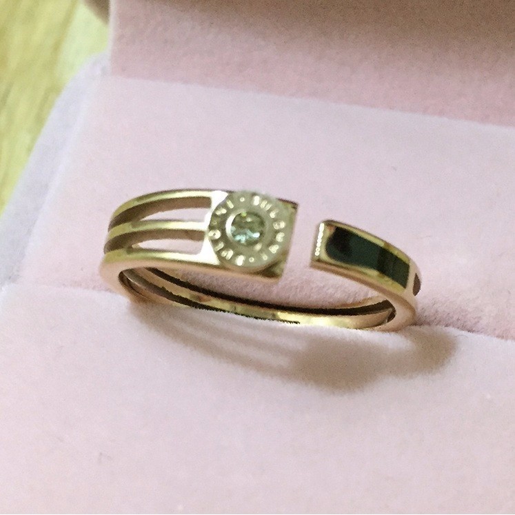 Nhẫn Titan Ko đen TT 0437