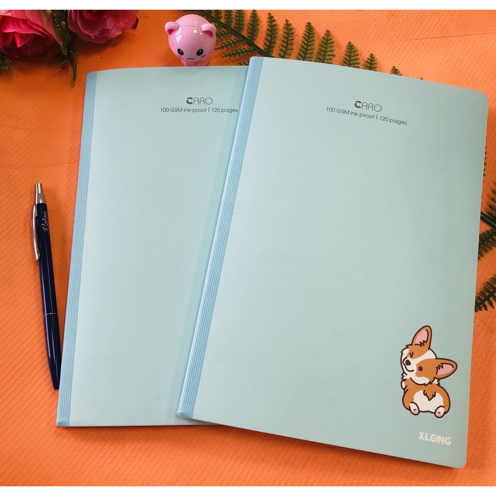 Vở may dán gáy Caro Khổ B5 - 120 trang; Mã số: 835 Sổ Klong hàng chính hãng