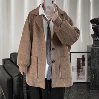 Áo Khoác Blazer Thời Trang Thu Đông Hàn Quốc Thanh Lịch Cho Nam
