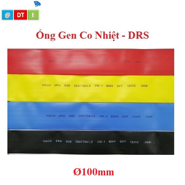 ỐNG GEN CO NHIỆT PHI 100, Giá cho 1 mét