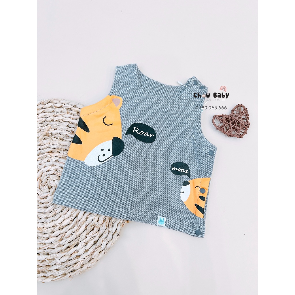ÁO GILE CÚC SƯỜN LITTLE LOVE CHẤT COTTON NHUNG MỀM ẤM