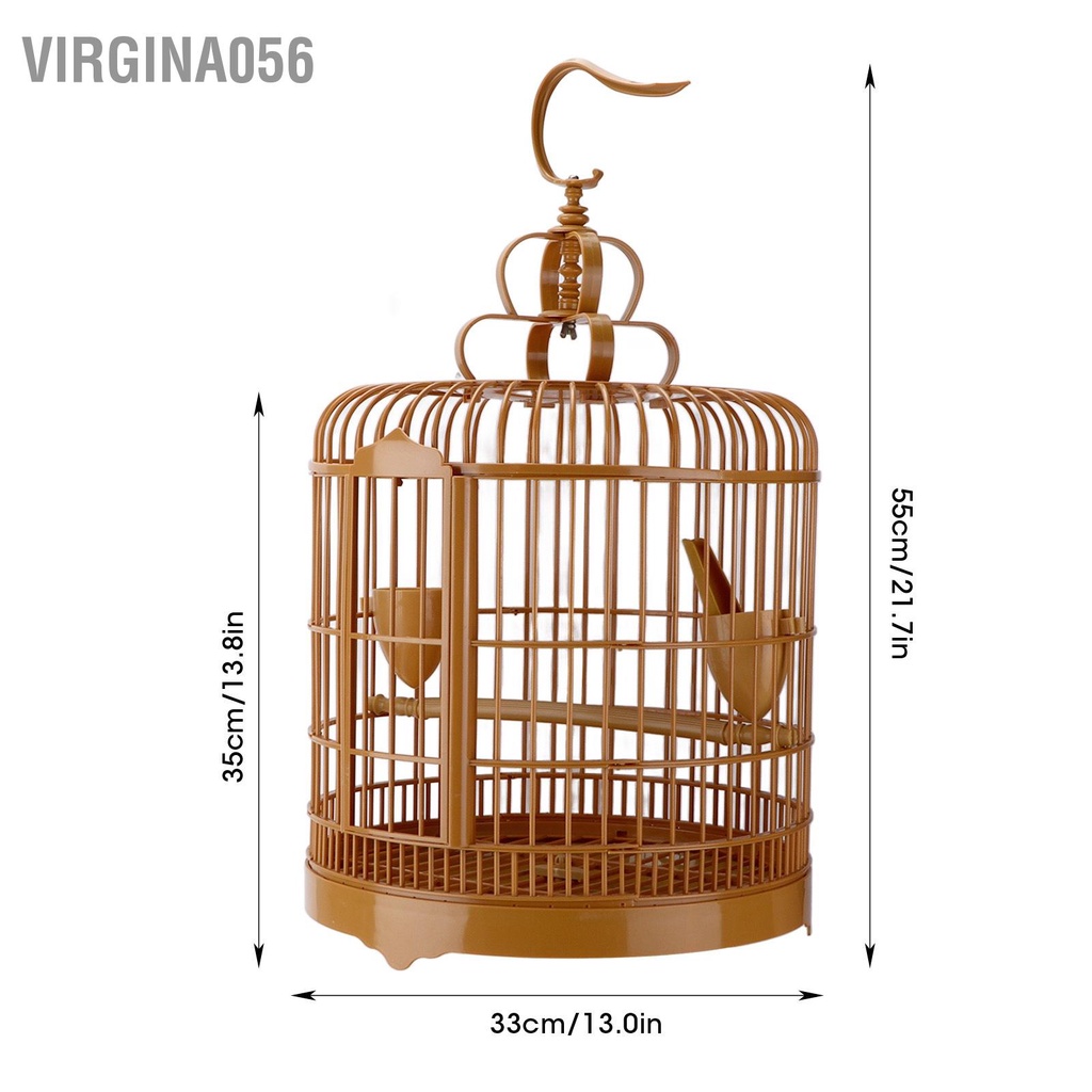 Có thể bán buôn Treo lồng chim bằng nhựa Nhà chở cho tất cả các loại vẹt cỡ lớn vừa Virgina056 Hàng giao ngay