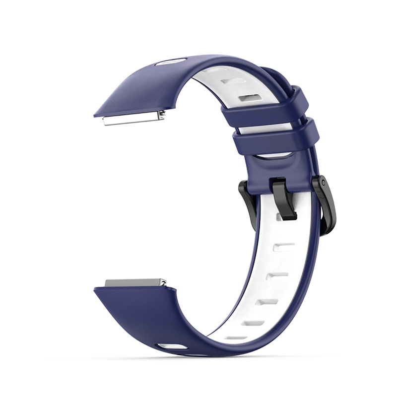 Dây Đeo Thay Thế Bằng Silicon Chống Nước Hai Màu Có Thể Giặt Được Cho HuaweiBand 7