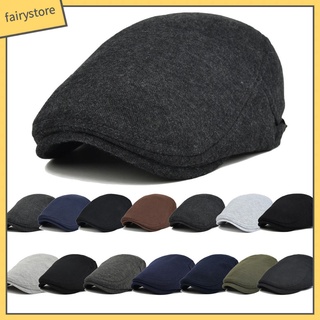 Mũ beret màu trơn thời trang dành cho nam 