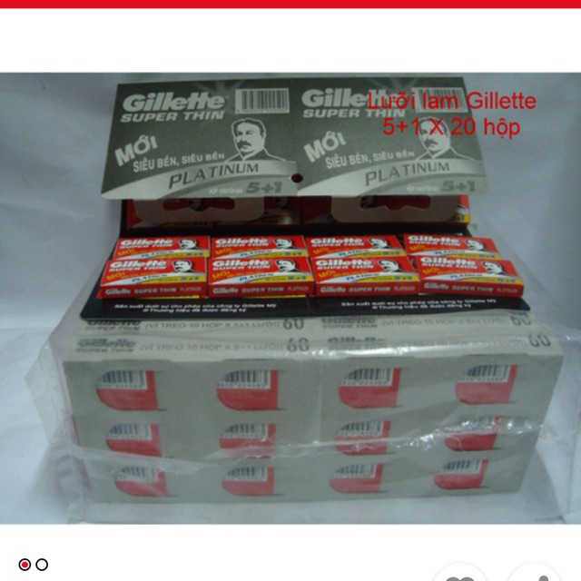 Hộp Lưỡi Lam Gillette Super Thin