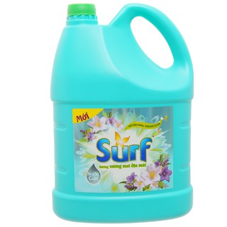 [Hoả Tốc] SURF Nước Giặt Hương Sương Mai Diệu Mát Cỏ Hoa Ngát Hương Diệu Kỳ can nhựa 3.8kg 3,8 kg