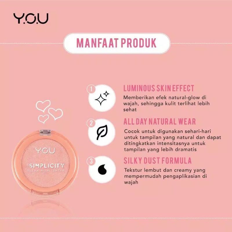 (hàng Mới Về) Phấn Bắt Sáng Y.o.u Thiết Kế Đơn Giản Tiện Dụng | BigBuy360 - bigbuy360.vn